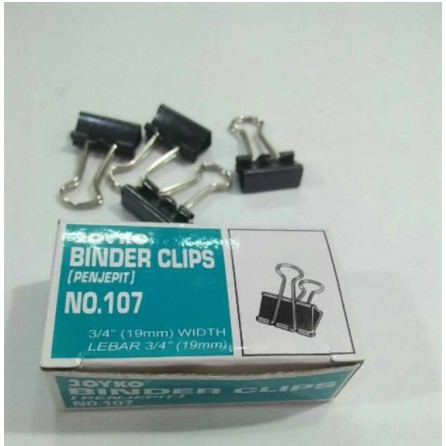 

Penjepit kertas/ Binder Clip107 Murah (Acb Berkah Stationery)
