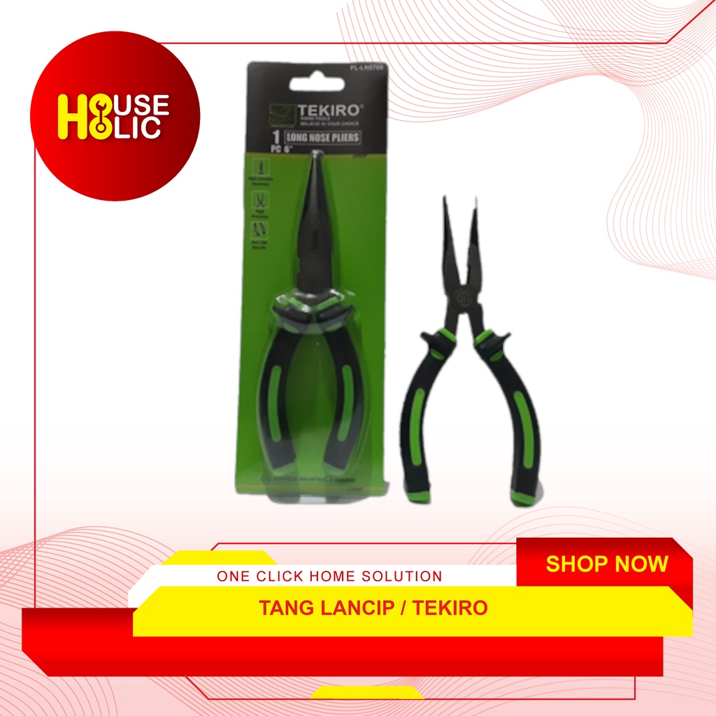 TEKIRO Tang Lancip 6&quot; Inch / Tang Cucut / Long Nose Pliers
