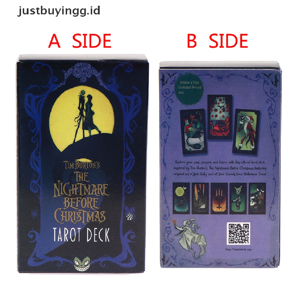 (Justbuyingg.Id) Kartu Tarot The Nightmare Before Christmas