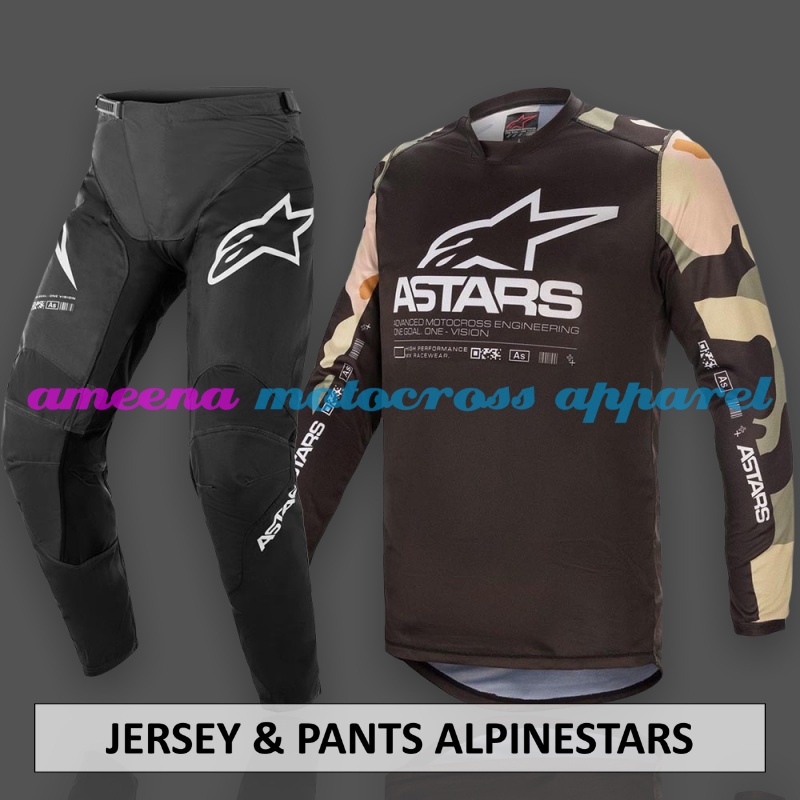 Jersey Custom Nama - Jerseyset Stelan - Jersey Celana Motocross - Jerseyset Stelan - Jersey Trail - Jersey Pants MX Adventure - Jersey Premium -AS022