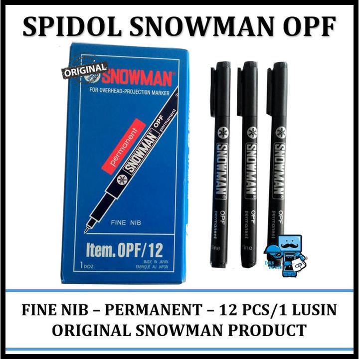 

Daisydooo | Spidol Ohp Snowman Opf (12Pcs/Lusin)