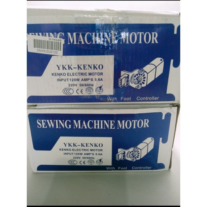 Dinamo Mesin Jahit 120 watt Merk Nasional / National / YKK 120W Sewing Motor Machine 120watt