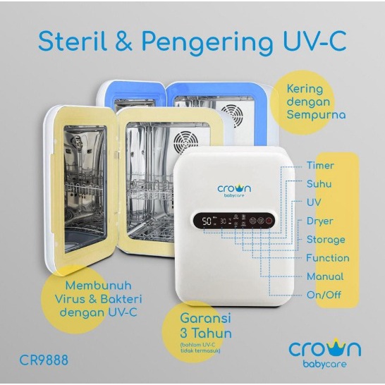 Crown CR9888 | UV-C Sterilizer and Dryer