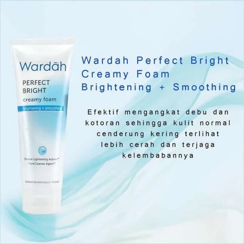 Wardah Perfect Bright Creamy Foam Brightening + Smoothing / Wardah Perfect Bright Creamy Foam / Wardah Perfect Bright Series