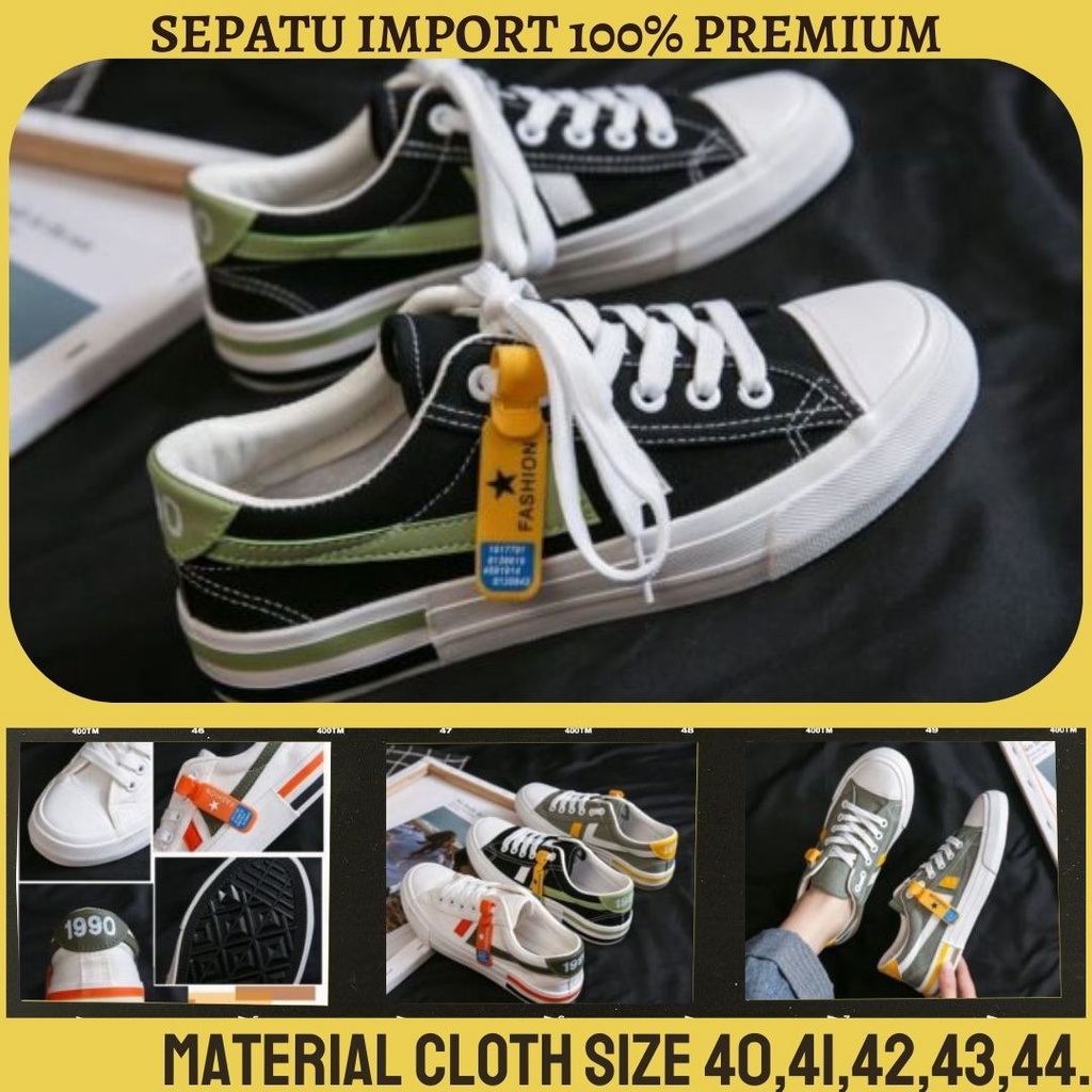 JSS7104 sepatu sport sneker sneakers sneaker snekers olahraga canvas tali wanita perempuan cewek cew