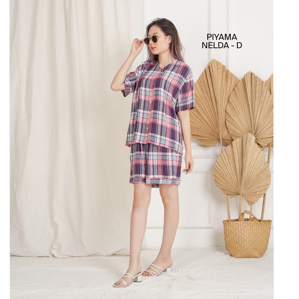 AS Setelan Piyama Kudamas Couture KMC Busui Short Piyama