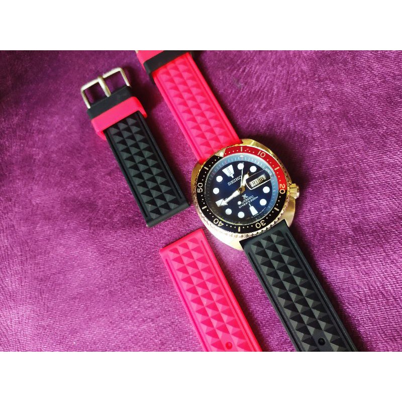 strap tali Jam tangan Seiko Diver kombinas