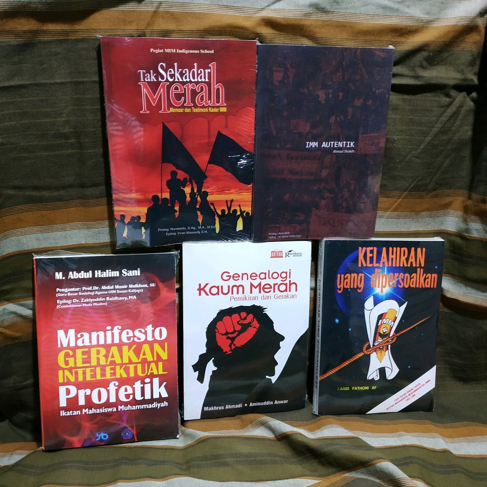 sepaket 5 buku IMM - ikatan mahasiswa Muhammadiyah