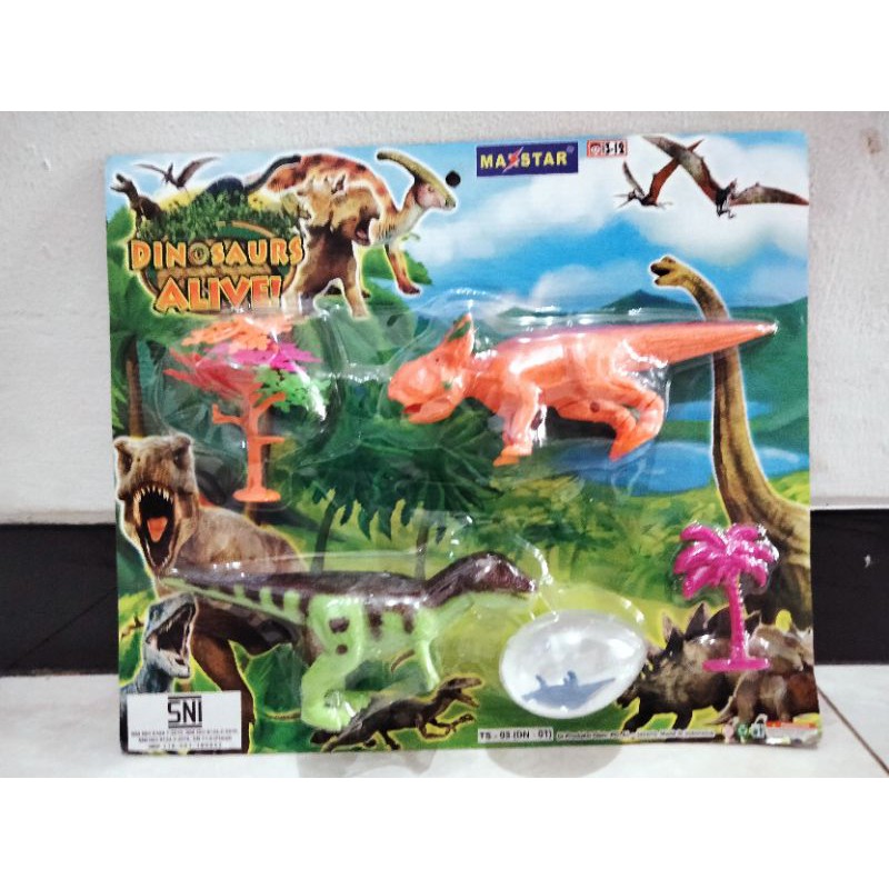 MAINAN ANAK SET DINOSAURUS ALIVE