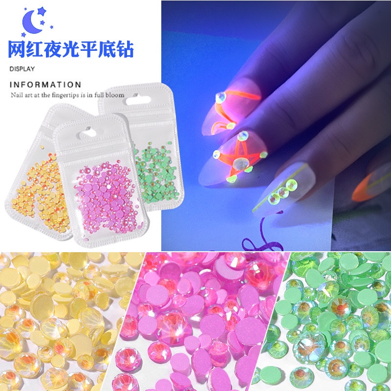 【 COD 】Nailart Rantai Metal Alloy 3d Multi Warna Aksesoris Dekorasi Nail Art / Manicure Wanita