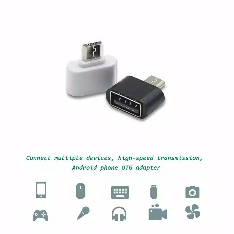 OTG konektor data transfer converter Type C Micro USB tanpa kabel