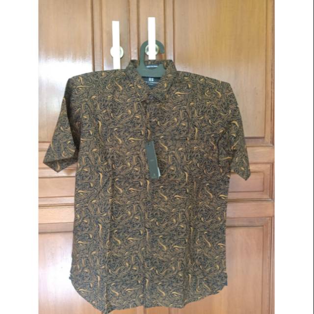 Salt n Pepper 012 Kemeja Batik Lengan Pendek M Brown