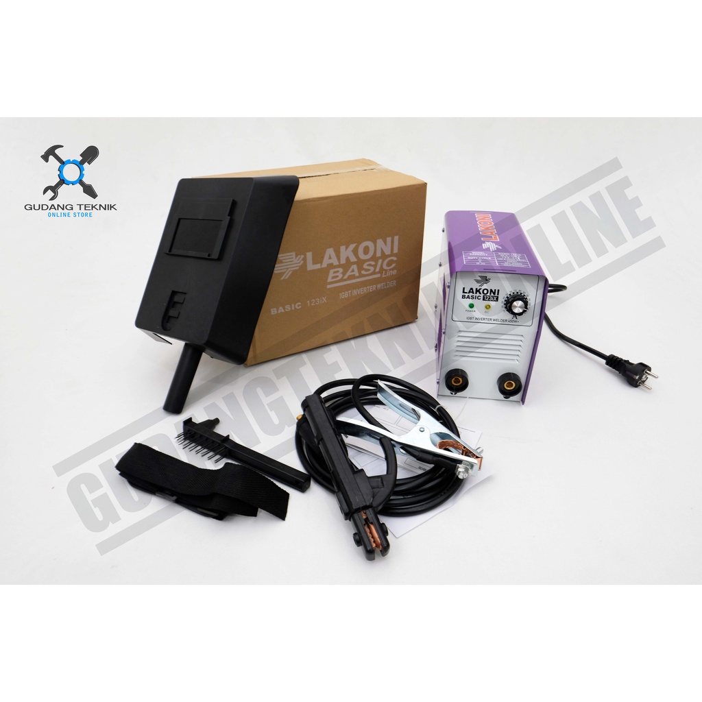 Mesin Las Listrik Inverter Lakoni Basic 123ix 450watt / Trafo Travo Las 900watt