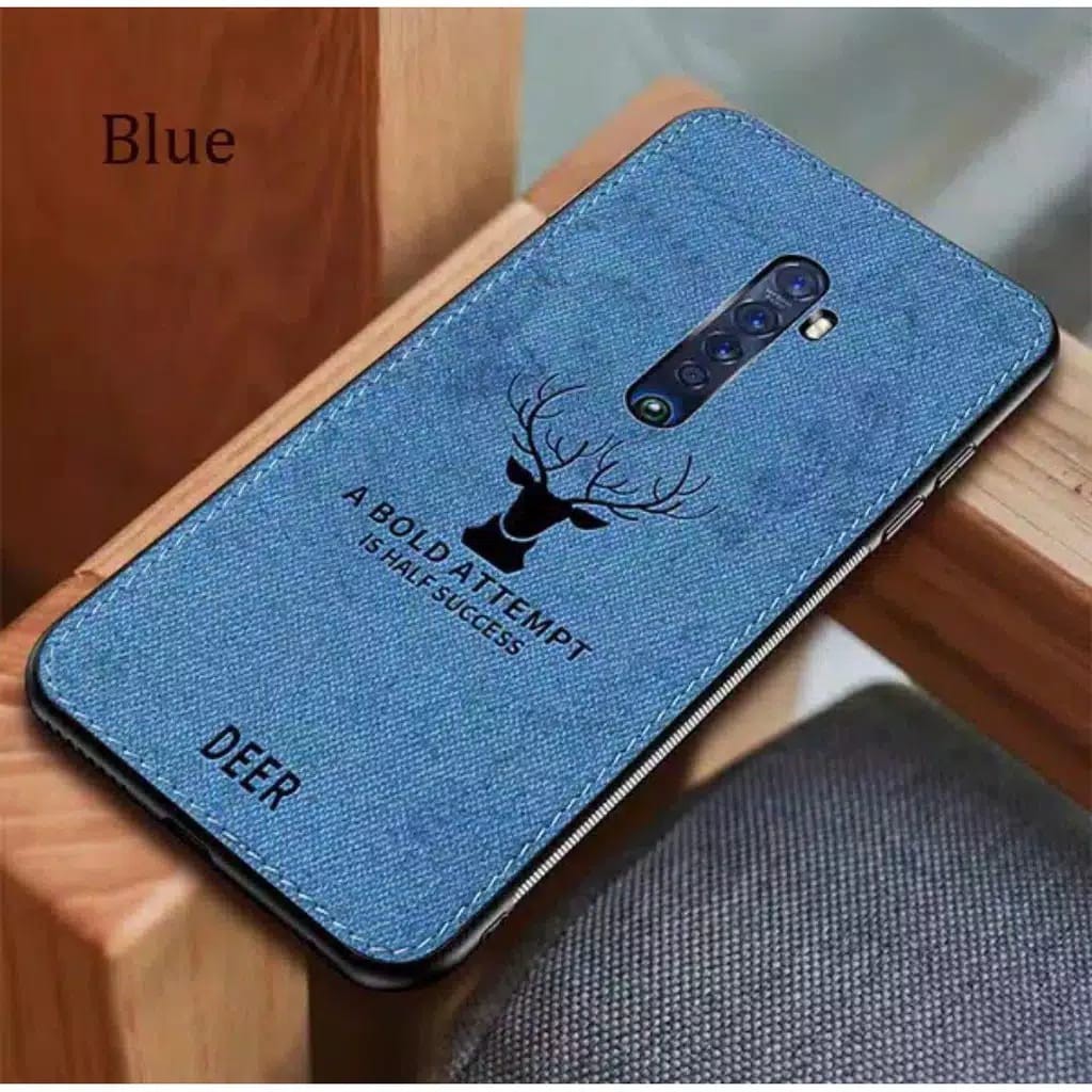 Case Oppo Reno 2F Softcase Deer High Quality Premium Casing Deer Bermotif Rusa Jens