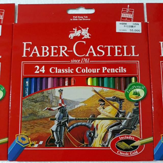 

Pensil warna 24w Faber - Castell 24 W Classic Colour Pencils