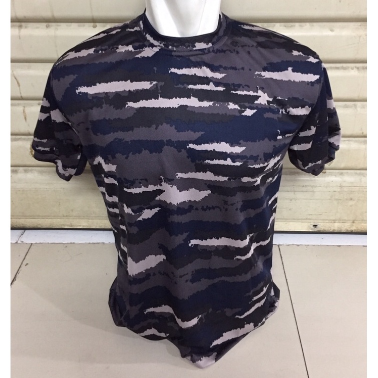 kaos loreng TNI AL lengan pendek/kaos pendek loreng TNI AL