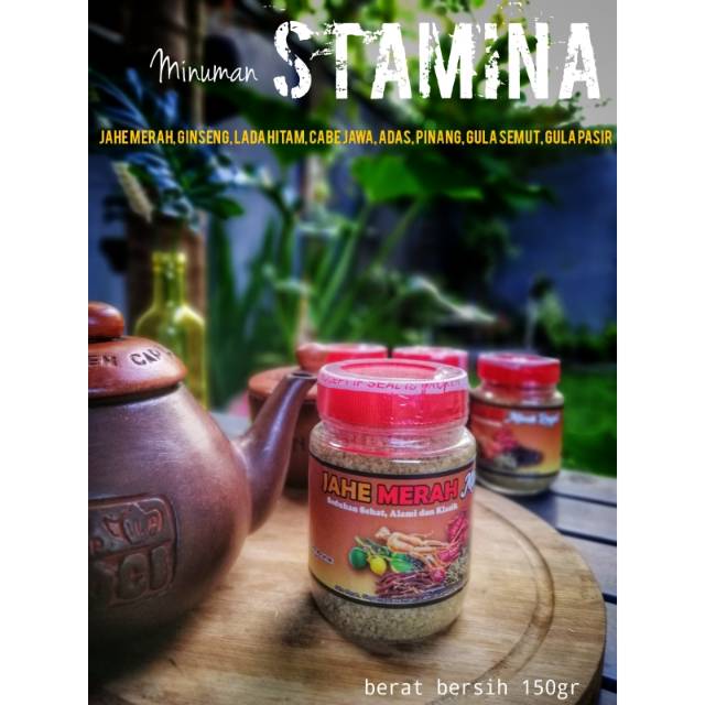 

MINUMAN STAMINA JAHE MERAH