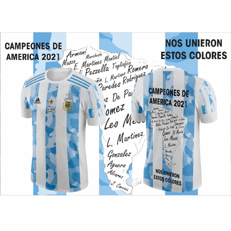 Jersey Vamos Argentina Juara Copa Amercia 2021
