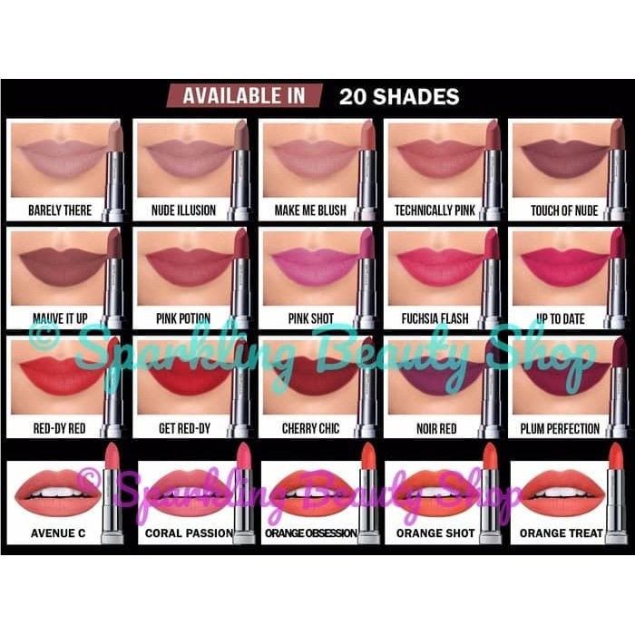 LIPSTICK MAYBELLINE POWDER MATTE LIPSTIK MAYBELINE THE POWDER MATTES