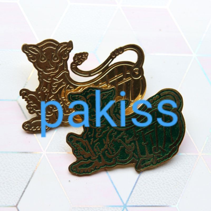 Pin Bros Lambang Macan Ali Keraton Cirebon-Bros Macan Ali-Pin Macan Ali