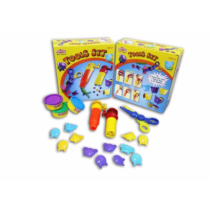 SUPER PROMO Fun Doh Tool Set - Lilin Mainan Anak FunDoh / PlayDoh / Play Doh