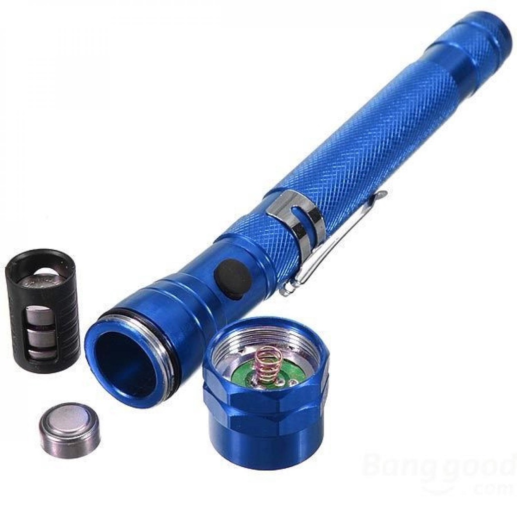 IDN TOOLS - LED Telescopic Flexible Magnetic Pick Up Flashlight