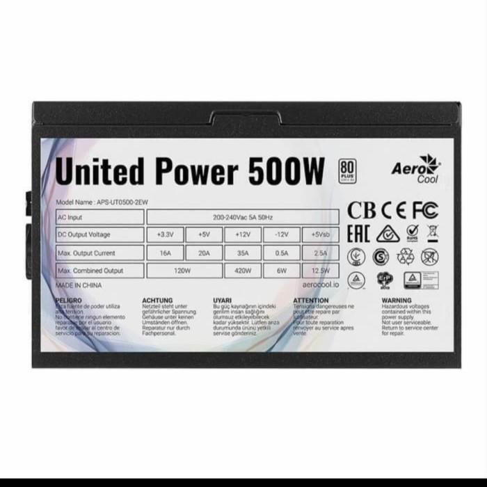 Upgrade PSU AEROCOOL 550W