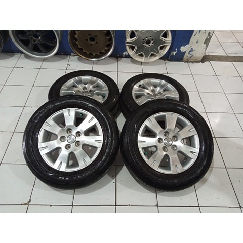 Velg Bekas Mobil Std Alphard Ring 16+Ban Pcd 5x114,3 Menerima TT Cash Credit Free Onkir Ke Luar Kota