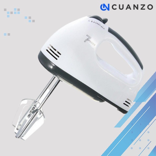 Mixer Tangan 7 Kecepatan 100W / Alat Mesin Mixer Mikser Tangan Pengaduk Aduk Pengocok Kocok Kocokan 