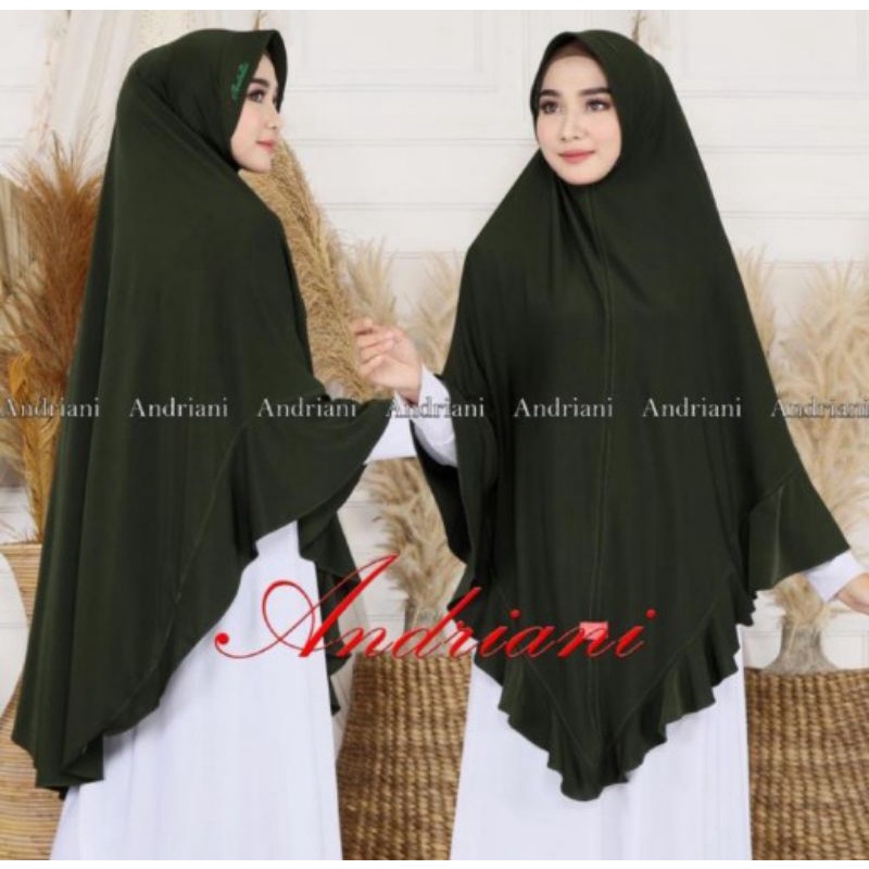 Andriani Hijab Pad Antem Rempel V Jumbo Matt Jersey Super