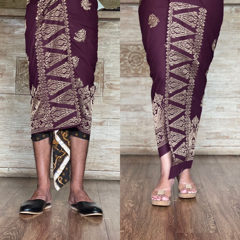 couple semi songket rebong