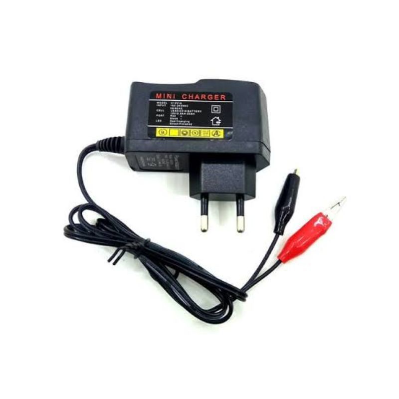 ADAPTOR  CHARGER AKI 12 VOLT TESTER LAMPU LED 12 VOLT