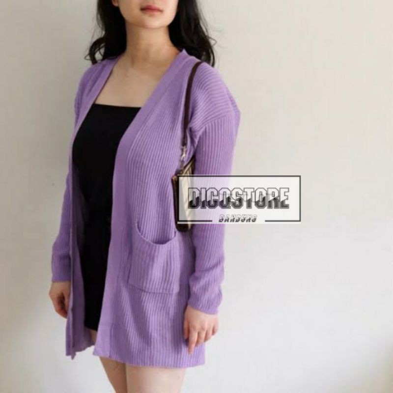 CARDIGAN BELLE // CARDIGAN OVERSIZE // FASHION WANITA KOREAN