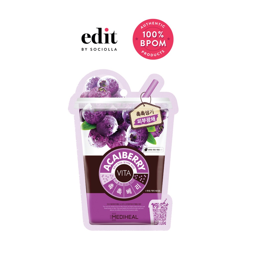 

Mediheal Acaiberry Vita Ade Mask - Size:20 ml - Edit by Sociolla