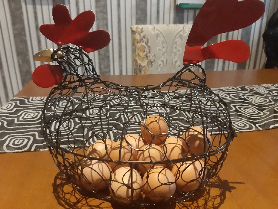 Tempat Telur Ayam Bahan Besi