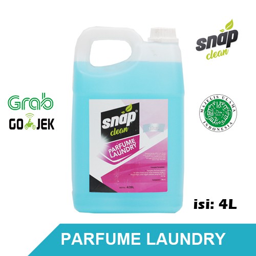 SNAP CLEAN PARFUME LAUNDRY 4L CAIRAN PEWANGI PENGHARUM PAKAIAN BLACK BLUE ARIANA BUBBLE GUM