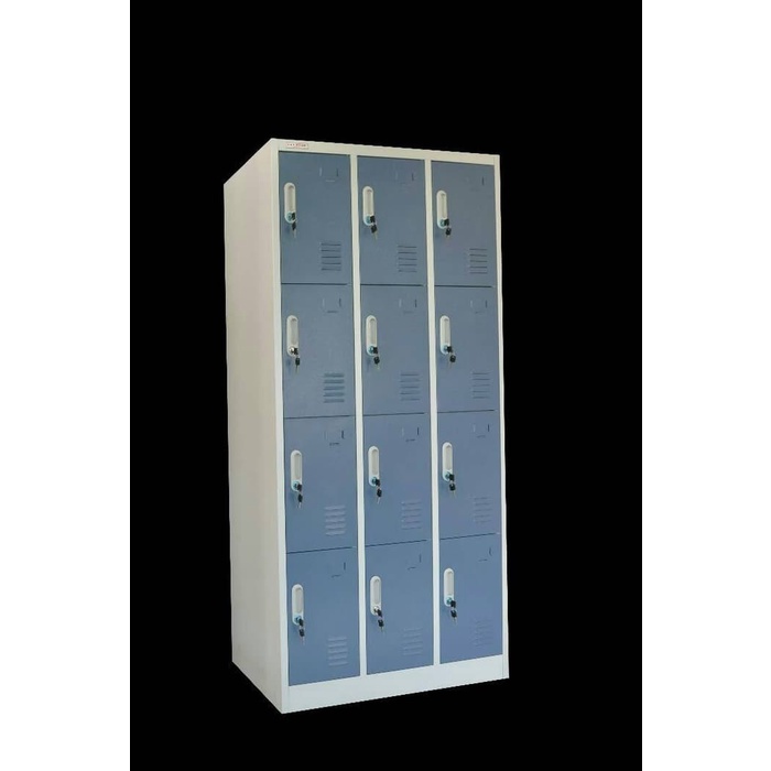 Lemari Locker Loker 12 Pintu Star / Informa Biru Metal Besi