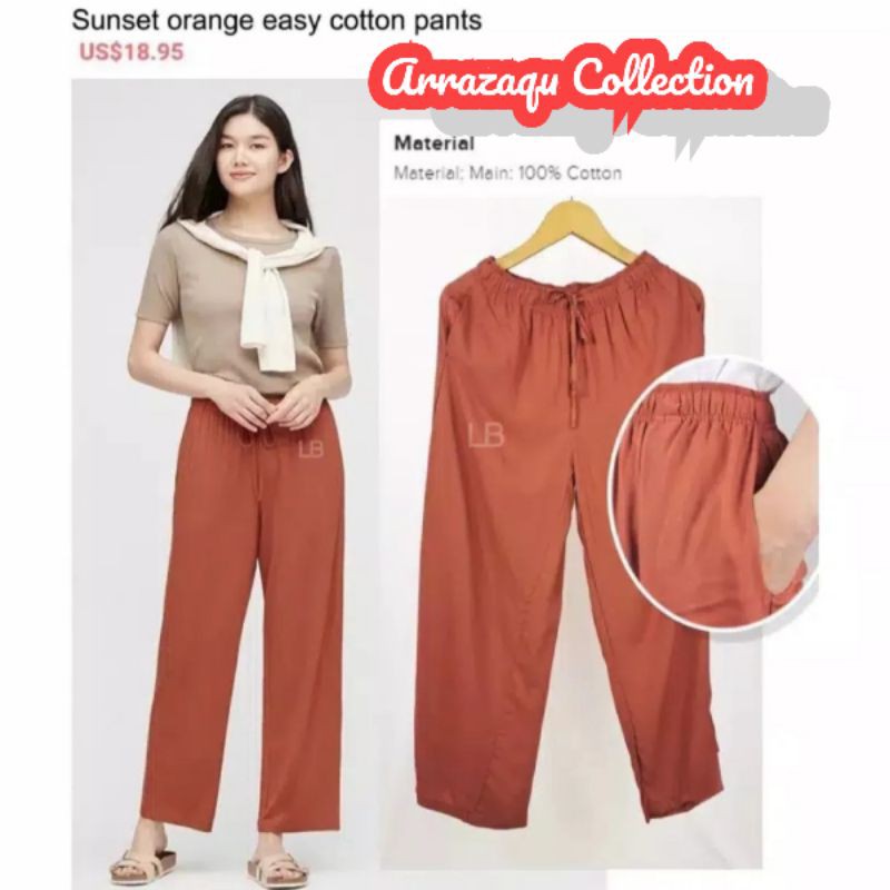 CELANA KULOT UNIQLO RELACO BRAND ORY//KULOT WANITA KOREA //KULOT 2021 ARC//MERAH KOTA