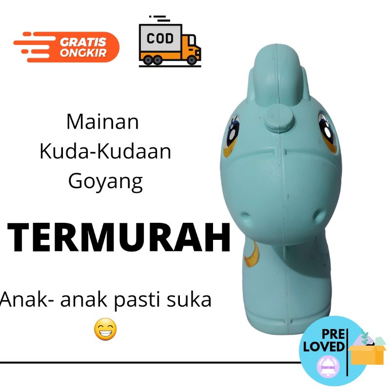 TERMURAH  Preloved mainan kuda kudaan goyang