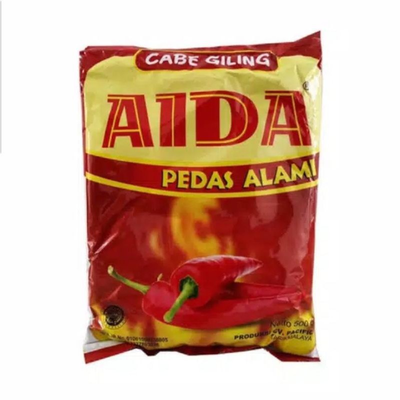 

500gr AIDA /cabe giling /bubuk cabe 500gr