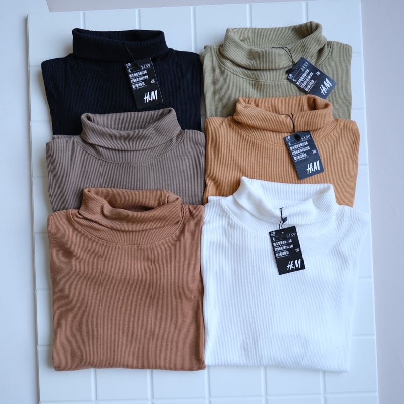 Turtleneck Waffle Shirt Premium / Turtleneck Rib