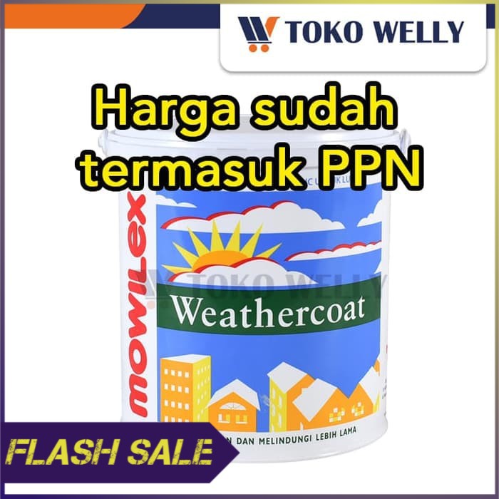 Cat Tembok Mowilex Weathercoat   Galon 2 5L
