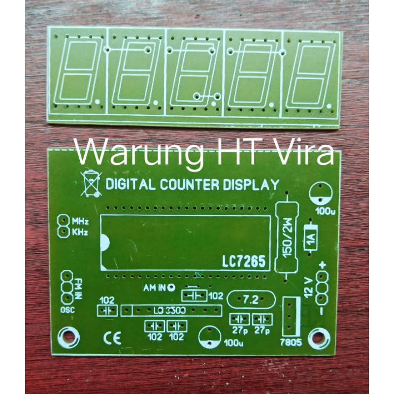 PCB Frequency counter FM