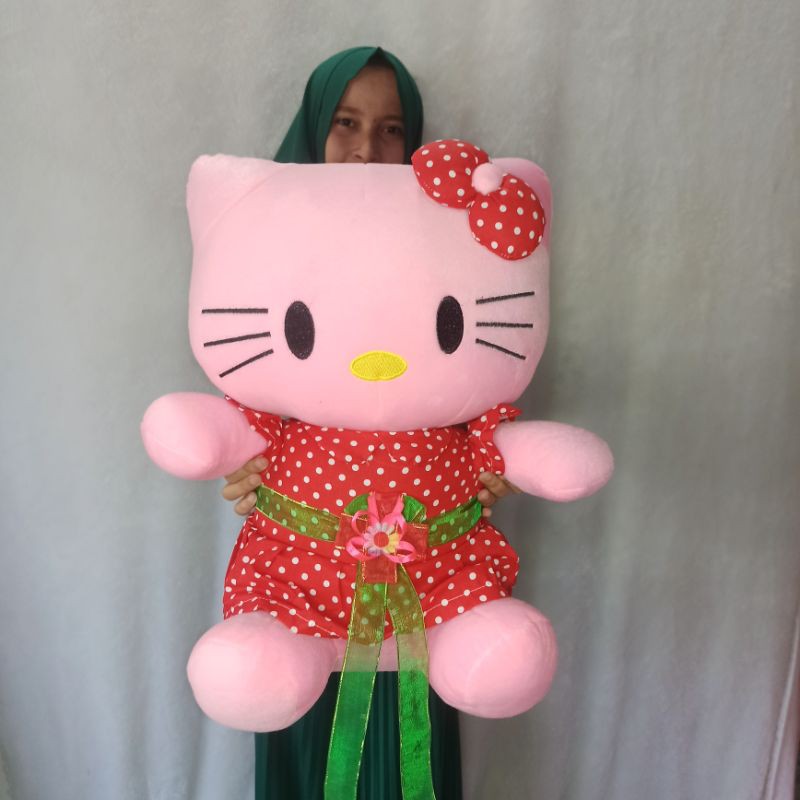 Boneka hello Kitty ikat pinggang XL GRATIS UKIR NAMA 50cm