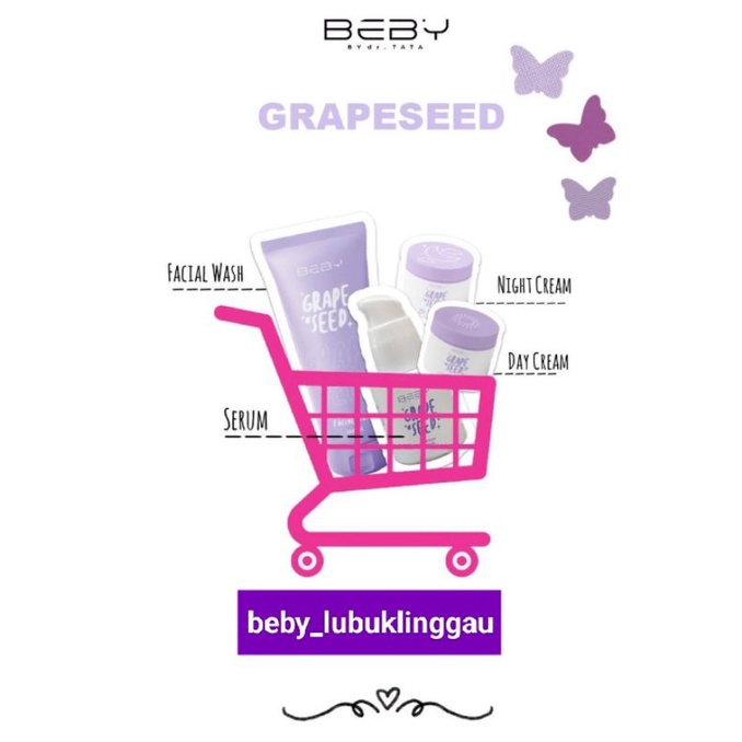 Beby cream grapeseed set by dr tata