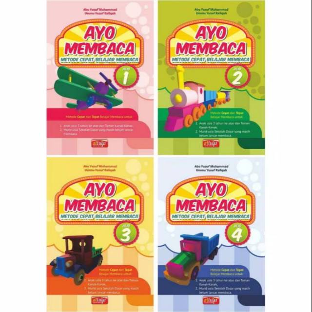 Ayo Membaca Buku Belajar Anak Membaca 1-4