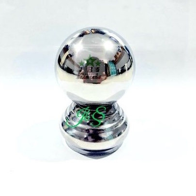 MAHKOTA BOLA (DUDUKAN 2&quot; + BOLA 2½&quot; INCH + BAUT) STAINLESS STEEL