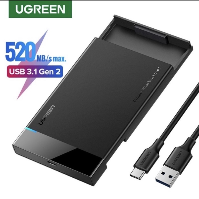 Jual UGREEN HDD ENCLOSURE CASE 2.5inch EXTERNAL HARD DISK CASING HDD ...