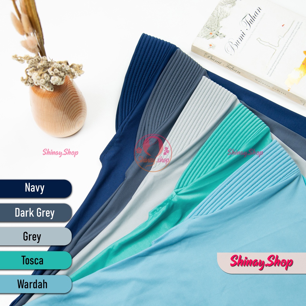 Hijab Bergo Jersy sport premium hijab olehraga voli ukuran S-4