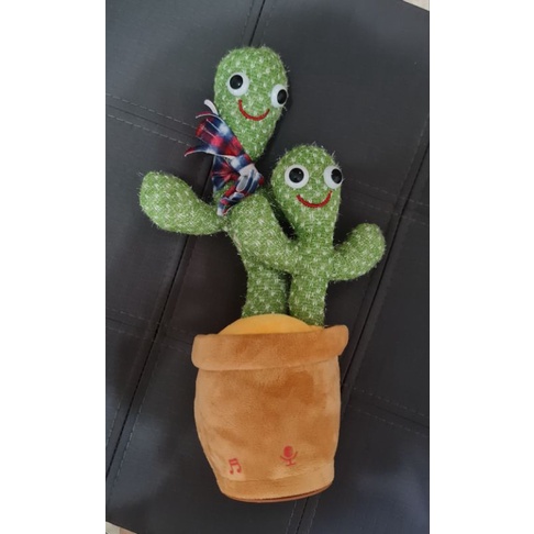 SALE Mainan Anak Dancing Cactus Kaktus USB BOX Kaktus Musik Joged Bicara Menari
